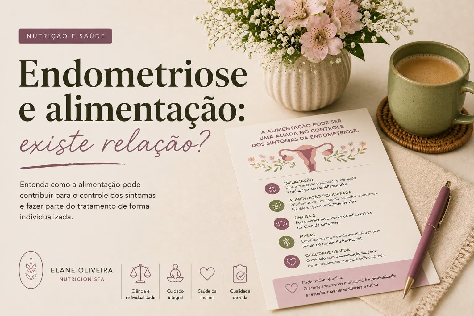 Endometriose e alimentação: existe relação?