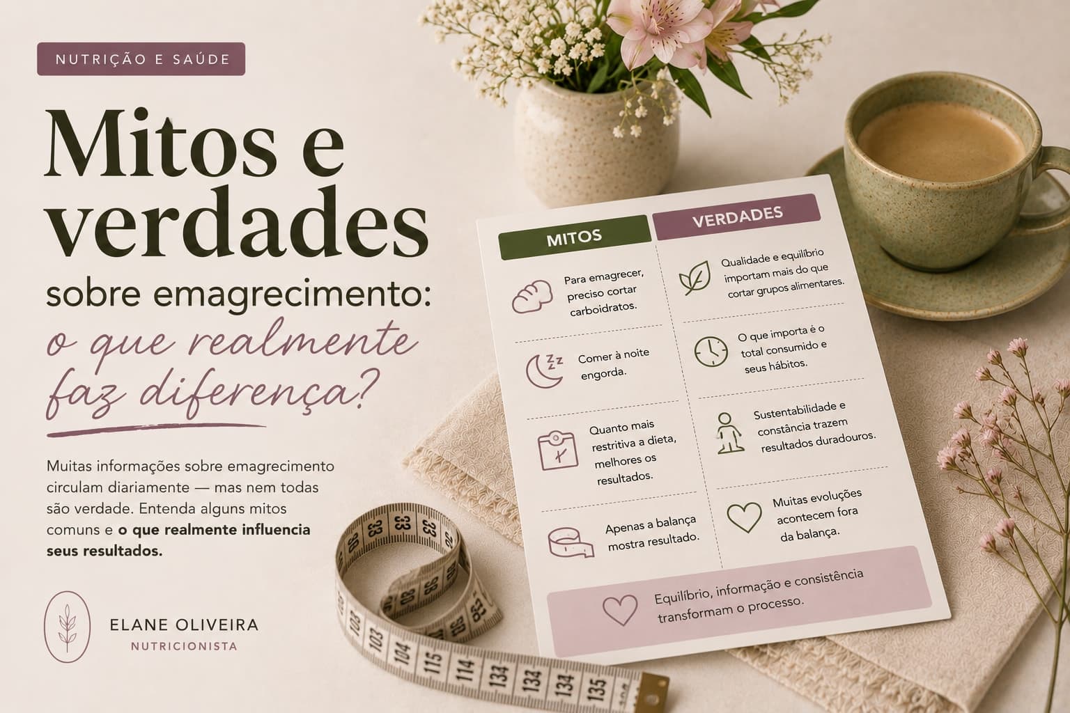 Mitos e verdades sobre emagrecimento